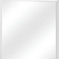 thumbnail image 6 of Benjara Rectangular Molded Wooden Frame Dresser Top Mirror, White and Silver, 6 of 7