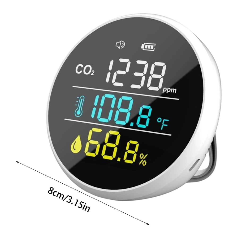 Home Climate Inspector Hygrometer With Live CO2 Temperature Dampness Screen