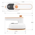 thumbnail image 4 of Steam Iron for Clothes,Travel Mini Iron 360Rotatable Portable Handheld Steam Iron for Home Traveli, 4 of 5