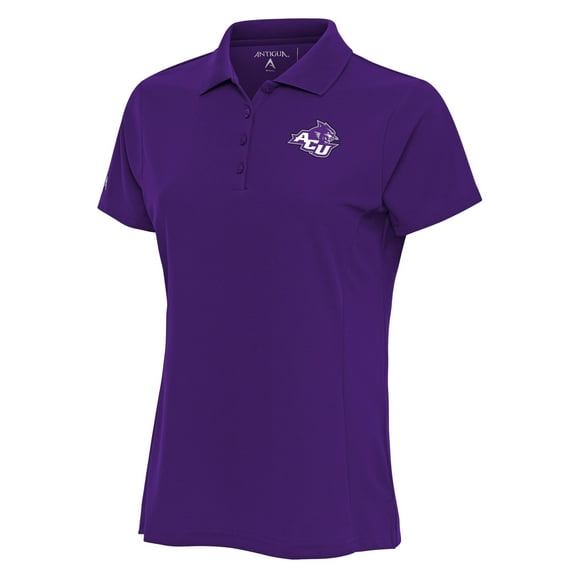 Women's Antigua Purple Abilene Christian University Wildcats Legacy Pique Desert Dry Polo