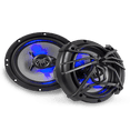 thumbnail image 1 of Bocinas 6x9 Soundstream LX690 LED Azul Cono Plata 120W Para Carro, 1 of 3