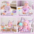 thumbnail image 2 of LINXUXIE 16 PCS Baby Doll Stroller Set, Realistic Pretend Play with 12-inch Doll, Birthday Gifts for Kids 3-5 5-8 Year Old, 2 of 8