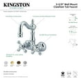thumbnail image 2 of Kingston Brass Vintage 3-3/8" Wall Mount Clawfoot Tub Filler, 2 of 2