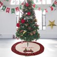 thumbnail image 4 of CHAO Falda para árbol de Navidad de coche, 120 cm, decoración para árbol de Navidad, cubierta para árbol artificial, decoración para árbol de Navidad para temporada navideña, 4 of 5