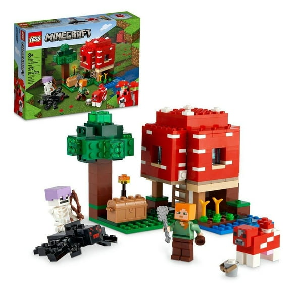 Set LEGO Minecraft La Casa-Champiñón 21179