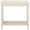 Distressed White, variant on Safavieh Orbis Wood Modern Console Table, Matte Black