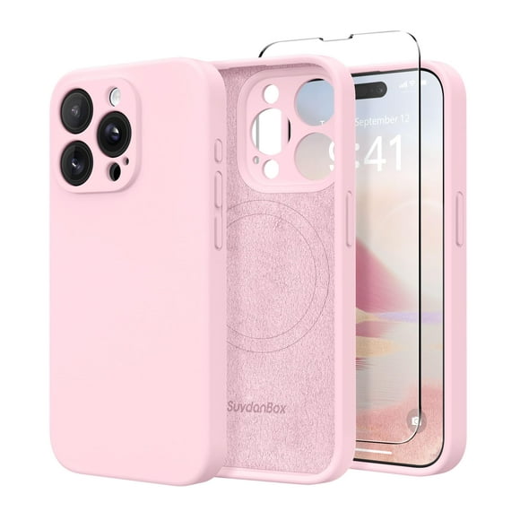 Funda de teléfono SuydanBox de silicona magnética para iPhone 14 Pro Max