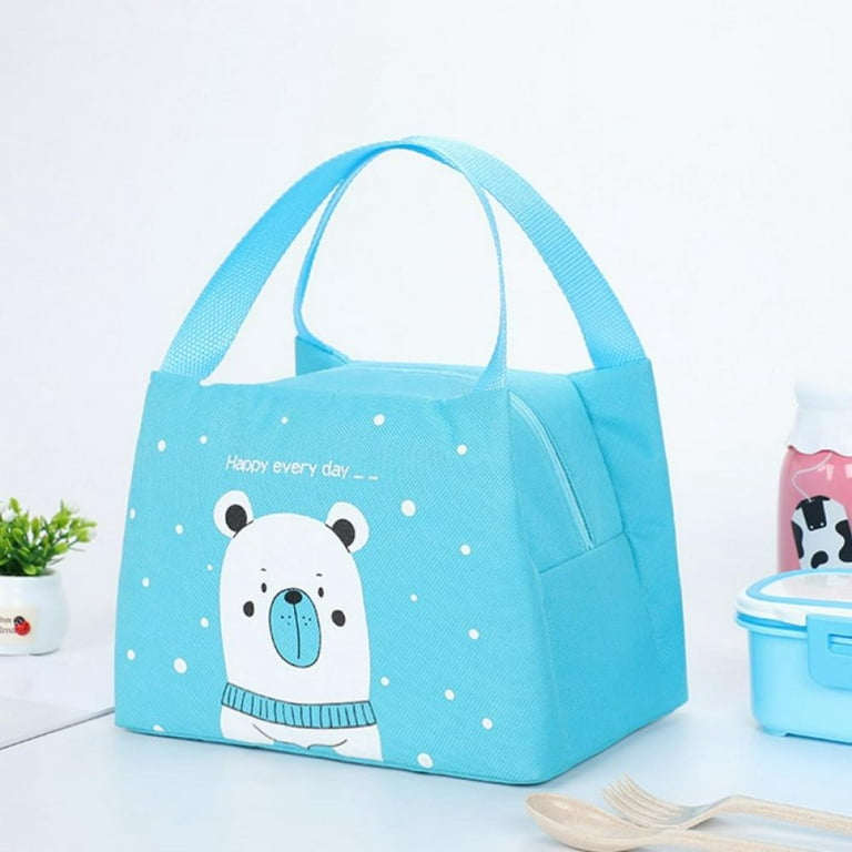 1pc Canvas Lunch Box Bag Lunch Tote Bag Simple Waterproof Portable for  Ladies