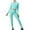 Green, variant on Chbgutlmr Workout Sets for Women Long Sleeve Cutout Crop Tops High Waist Leggings Pants Gym Athletic 2 Piece Outfits