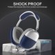thumbnail image 1 of Paquete de 2 fundas para auriculares y diadema de silicona suave antiarañazos y a prueba de polvo para AirPods Max de Apple - Accesorios para Airpods Max, color azul, 1 of 5