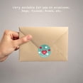 thumbnail image 2 of 500Pcs/Roll Heart Stickers Round Baking Labels Bag Sealing Sticker Storage Bag DIY Decor Sticker Tissue Box Decorations Sealing Decals Gift, 2 of 8