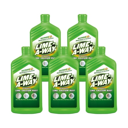 Lime-A-Way Lime, Calcium & Rust Cleaner 28 oz (Pack of 5)