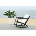 thumbnail image 4 of SAFAVIEH Vernon Outdoor Patio Rocking Chair, Black/Beige, 4 of 11