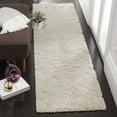 thumbnail image 3 of SAFAVIEH Florida Kalina Floral Shag Area Rug, Cream, 5'3" x 7'6", 3 of 10