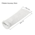 thumbnail image 2 of Uxcell 4'' Ring Filter Socks 50 Micron Pool Skimmer Basket, White 2 Pack, 2 of 4