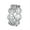 Silver, variant on Men's Women's Stainless Steel Sandblasted Treasure Statement Ring Wealth Lucky Couple Finger Band Jewelry Gift Black Size 7