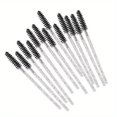 thumbnail image 1 of QUTETN 100pcs Disposable Eyelash Brush, Mascara Wands Makeup Brushes Applicators Kits for Eyelash Extensions and Eyebrow Brush with Container (Black/ Green/ Blue/ Pink), 1 of 4