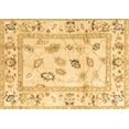 thumbnail image 1 of Ahgly Company Machine Washable Indoor Rectangle Oriental Brown Traditional Area Rugs, 5' x 7', 1 of 4