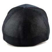 Flexfit Fitted Mesh Big Trucker Hat (Navy)