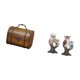 thumbnail image 5 of Estuche organizador de joyas,Organizador de joyas de madera para mujeres,hombres y niñas,Caja de almacenamiento decorativa con tapa abatible para guardar objetos pequeños.,Estatua de, 5 of 8