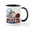 White/Black Inside, variant on CafePress - Snoopy Wake Me Up Mug - 11 oz Ceramic Mug - Novelty Coffee Tea Cup
