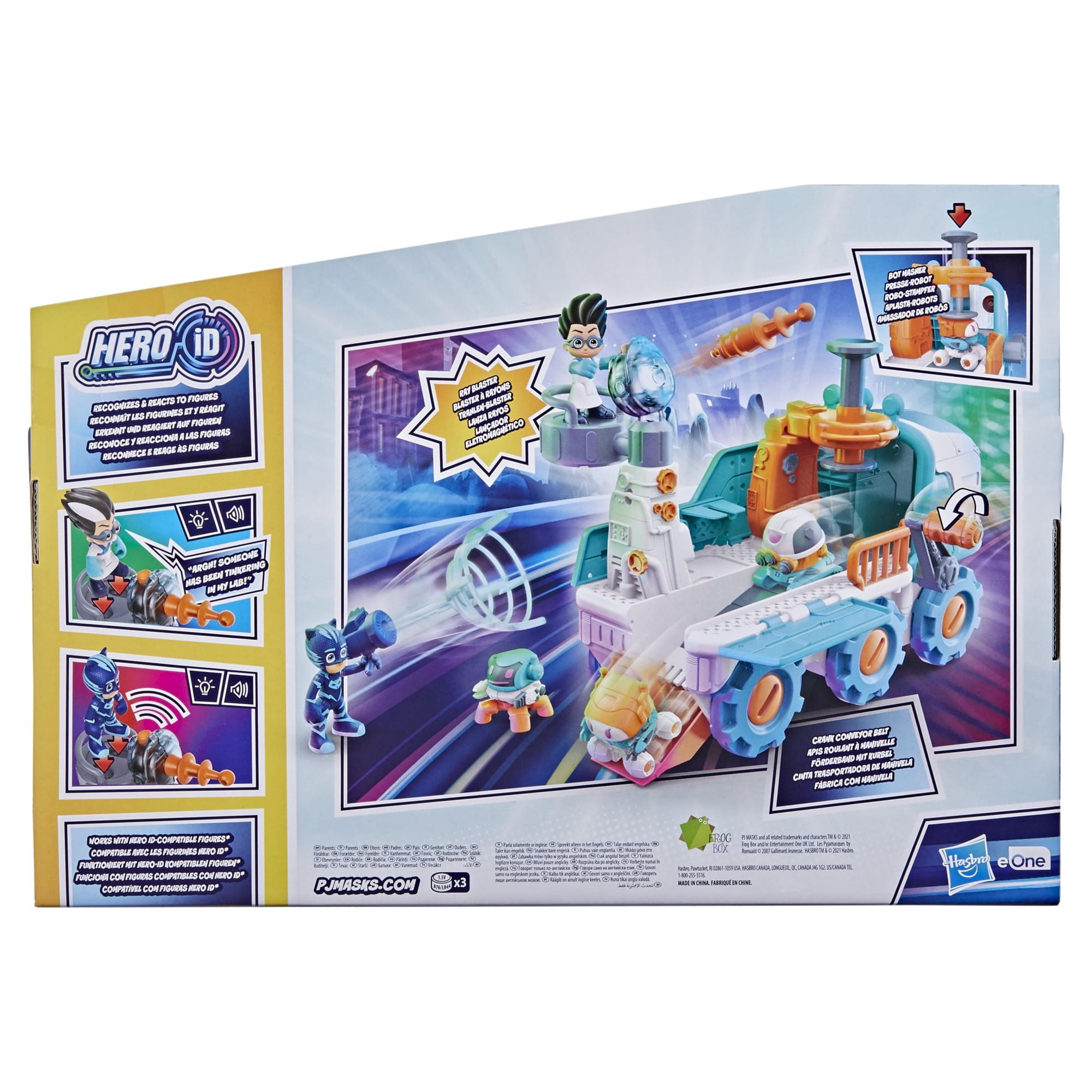PJ Masks Romeo Bot Builder Vehicle Playset with Lights and Sounds