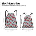 thumbnail image 2 of Balery Watermelon Pattern Drawstring Backpack Bag Sport Gym Sackpack Cinch Bags Pattern Drawstring Backpack Bag Sport Gym Sackpack Cinch Bags -Small, 2 of 6