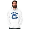 thumbnail image 4 of Dad is in Control Nerdy Gamer Father Hoodie Hooded Sweatshirt Men Brisco Brands M, 4 of 5