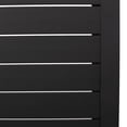 thumbnail image 4 of GDF Studio Crested Bay Outdoor Modern C Shaped Side Table, Black Aluminum, 4 of 9