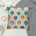 thumbnail image 2 of Nawypu Decorative Square Throw Pillow Covers Hot Air Balloons Couch Sofa Bed Pillow Covers Cushion Cases, 2 of 5