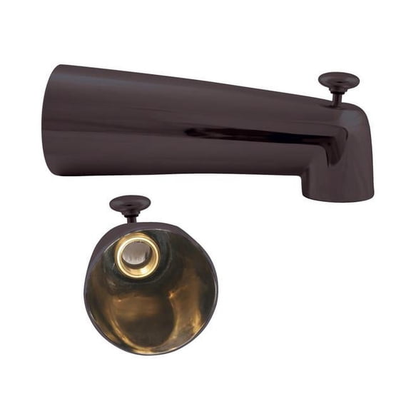 7 in. Diverter Tub Spout in Oil Rubbed Bronze
