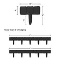 thumbnail image 2 of Pure Garden 10pcs Garden Edging Stone Border- 8' Black, 2 of 7