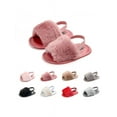thumbnail image 5 of Baby Girls Soft Sole Shoes Plush Sandal, 5 of 5
