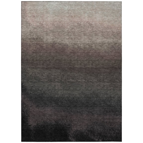 Dalyn Rugs Machine Washable Indoor/Outdoor Chantille Black 2'6" x 3'10" Rug