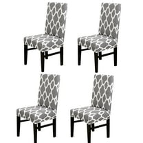 Chair Protector Cover Slipcover Pack of 4, Stretch Removable Washable Spandex Chair Cover for Dining Room Wedding Banquet Decoration