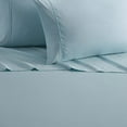 thumbnail image 2 of Evon 600TC 100% Egyptian Cotton Blue Color King Size with 15" Inch Deep Pocket 4-Piece Piping Sheet set, 2 of 5