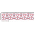 thumbnail image 3 of Ambesonne Bohemian Fabric by the Yard Upholstery, Bow Like Lines Abstract, 10 Yards, Coral and Sky Blue, 3 of 5