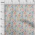 thumbnail image 2 of oneOone Cotton Poplin Twill Beige Fabric Sea Shells Pattern Dress Material Fabric Print Fabric By The Yard 56 Inch Wide, 2 of 6