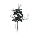 thumbnail image 3 of ToyKingdee Halloween Artificial Black Leaf Branch Halloween Decorations Home Decor Artificial Branches, 3 of 6