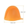 thumbnail image 2 of 4pack Silicone Pot Holders Heat Resistant Silicone Mini Oven Mitts Pinch Pot Holders Finger Protector Orange, 2 of 6