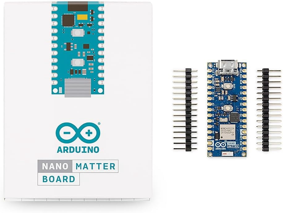 Arduino ABX00112 Nano Matter Prototype Board for Matter IoT Protocol, Wi-Fi, Bluetooth, and Smart Home Integration