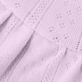 thumbnail image 6 of Sleeveless Bodycon Dresses Womens Square Neck Ruffle Hem Ribbed Summer Casual Midi Dress Purple, 2XL, 6 of 7