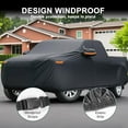 thumbnail image 5 of Car Cover for Mini Cooper 2DR 2002-2021 210D-PU Outdoor Full Car Cover All Weather with Door Zipper, 5 of 10
