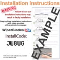 thumbnail image 5 of 2018 BMW 328d xDrive Beam Wiper Blades Wipers w/1yr Warranty (Set of 3) w/Rear Wiper (WiperBladesUSA), 5 of 5