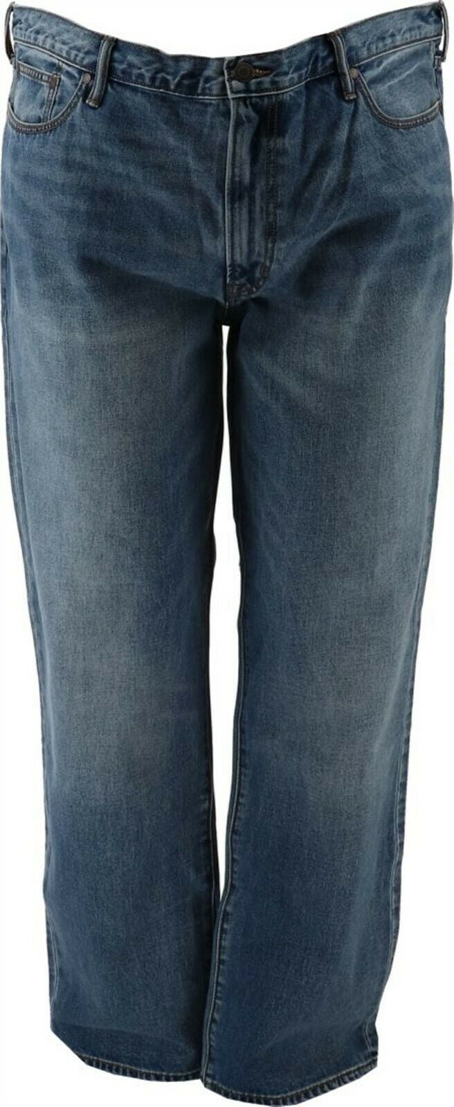 Lands' End Ringspun Denim Jeans Rough 