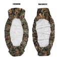 thumbnail image 5 of XYZCANDO Green Camo Hunting Seat Cover for UTV 2 Pieces Full Back UTV Seat Covers Compatible with Kawasaki Mule 3000 All-Season Protection Seats Accessory Parts Washable, 5 of 7