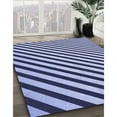 thumbnail image 3 of Ahgly Company Machine Washable Indoor Rectangle Transitional Blue Area Rugs, 8' x 12', 3 of 7