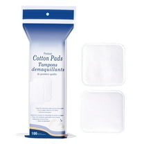 Beauty Tools 100pcs Pads for Face Makeup Removal Soft Round White Cleansing Pads with Exfoliating Properties for Eye Makeup and Facial Care