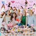 thumbnail image 3 of Ariana Grande Aesthetic Party Supplies Decor Cups Fans Decorations Honeycomb Centerpieces Cake Toppers, 3 of 6