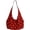 Red, variant on Hsqqdc 1pc Black Polka Dot PU Tote Bag Women Large Capacity Shoulder Handbag for Work Commuting Shopping